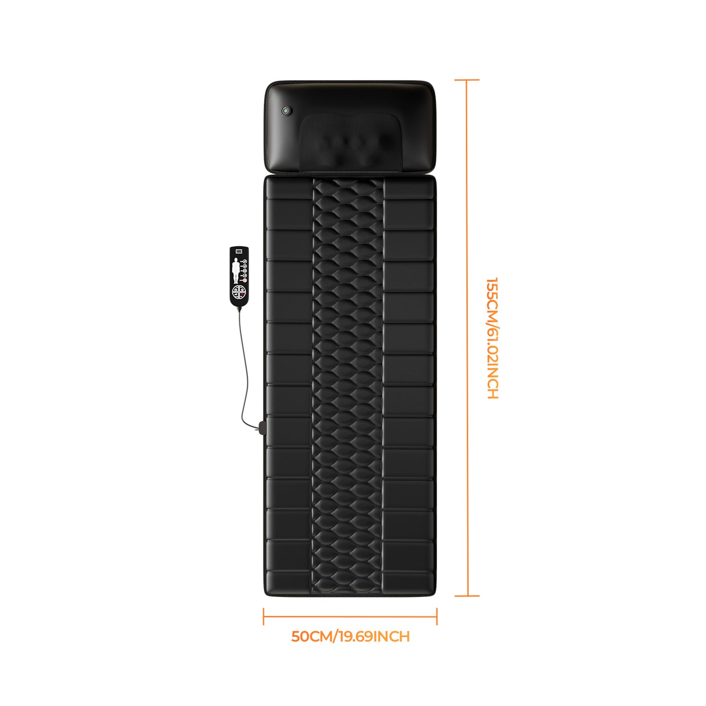 3-in-1 Stuhl Massagekissen mit Wärme für Ganzkörper Entspannung