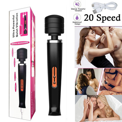 Magic Wand Massagegerät – 10 Stufen Vibrationsmassage für den ganzen Körper
