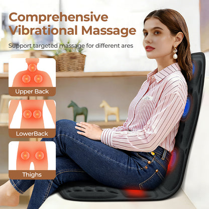 Neues Massagekissen mit Wärme, Nacken- & Rückenmassage, 9 Modi & Intensitäten, tragbar für Zuhause & Büro, mit Timer.