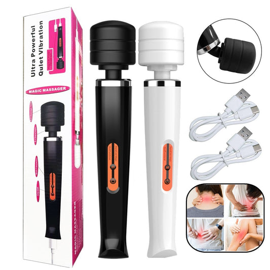 Magic Wand Massagegerät – 10 Stufen Vibrationsmassage für den ganzen Körper