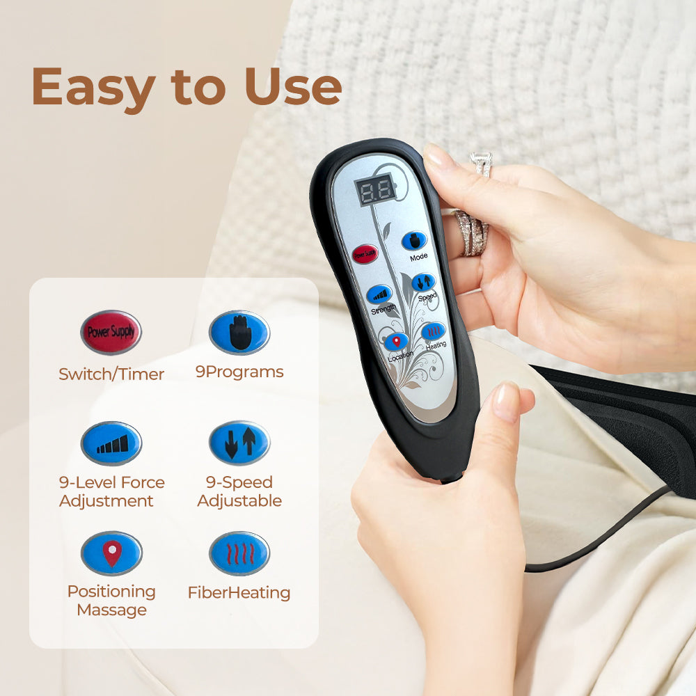 massagekissen waerme nacken ruecken 9 modi