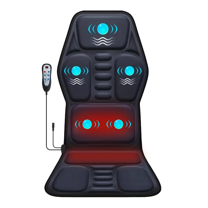Neues Massagekissen mit Wärme, Nacken- & Rückenmassage, 9 Modi & Intensitäten, tragbar für Zuhause & Büro, mit Timer.